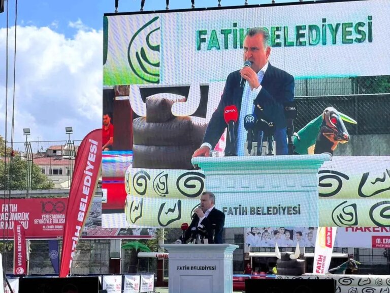 genclik ve spor bakani osman askin bak istanbulda temel atma torenine katildi pz4rXIGu