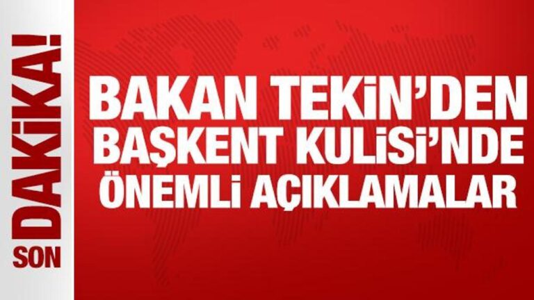 bakan tekinden baskent kulisinde onemli aciklamalar Is3f9YdM