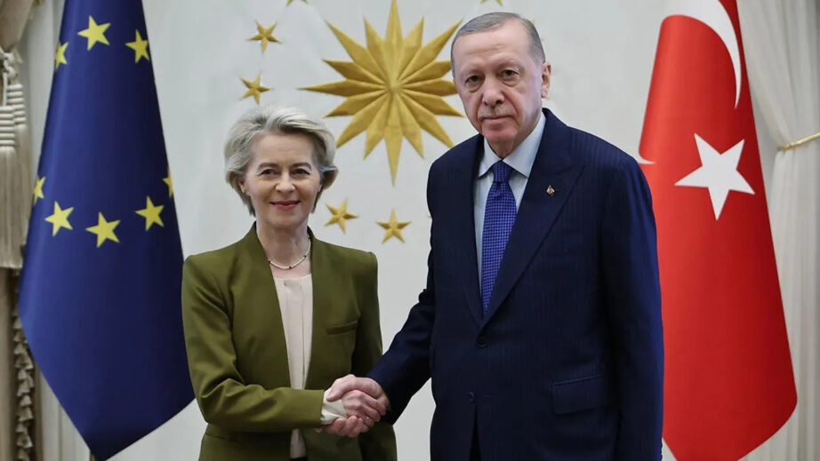 Cumhurbaşkanı Erdoğan, Ursula von der Leyen ile Görüşme Gerçekleştirdi